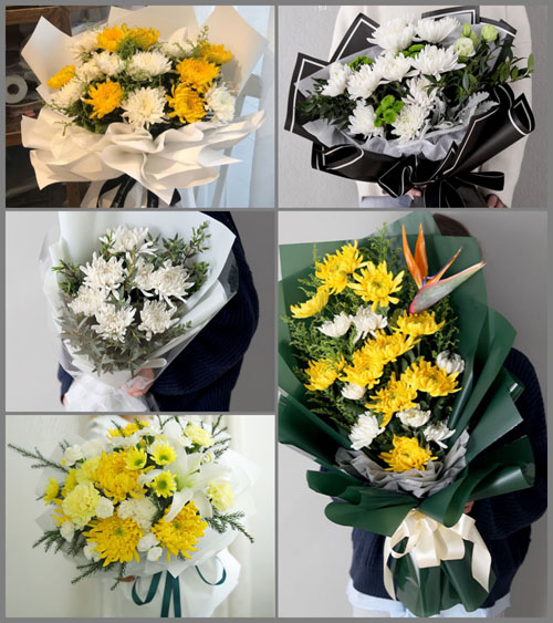 山东青岛莱西市望城街道后柳家屯村白事花束代送